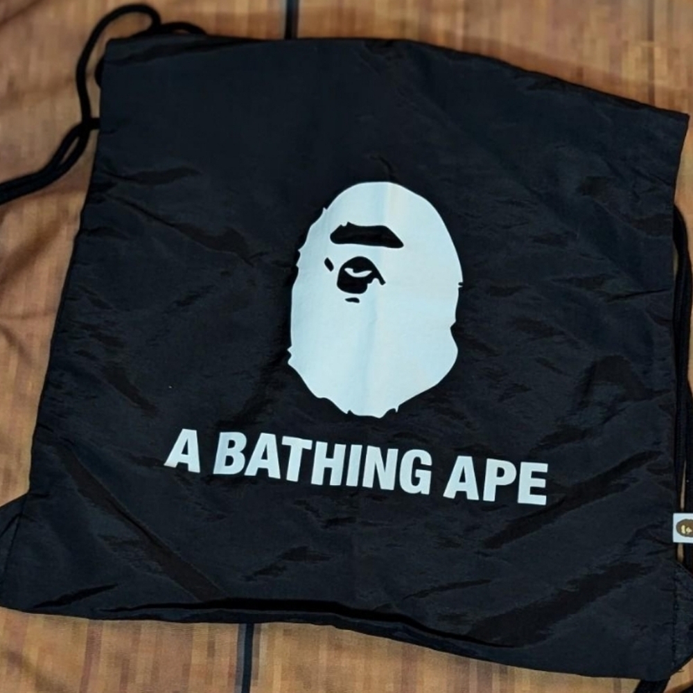 Bape drawstring bag